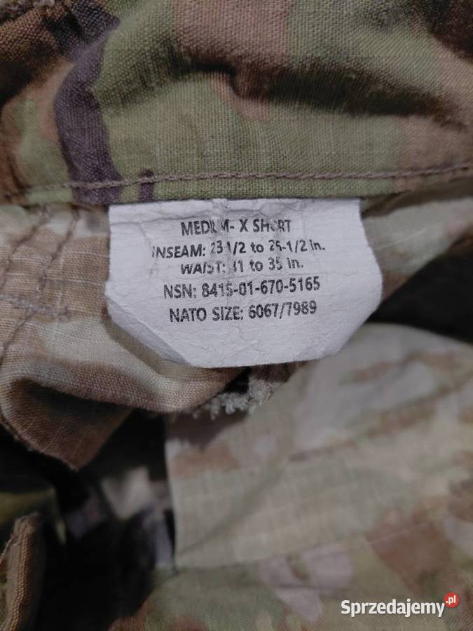 Spodnie IHWCU multicam ocp medium x short Wrocław