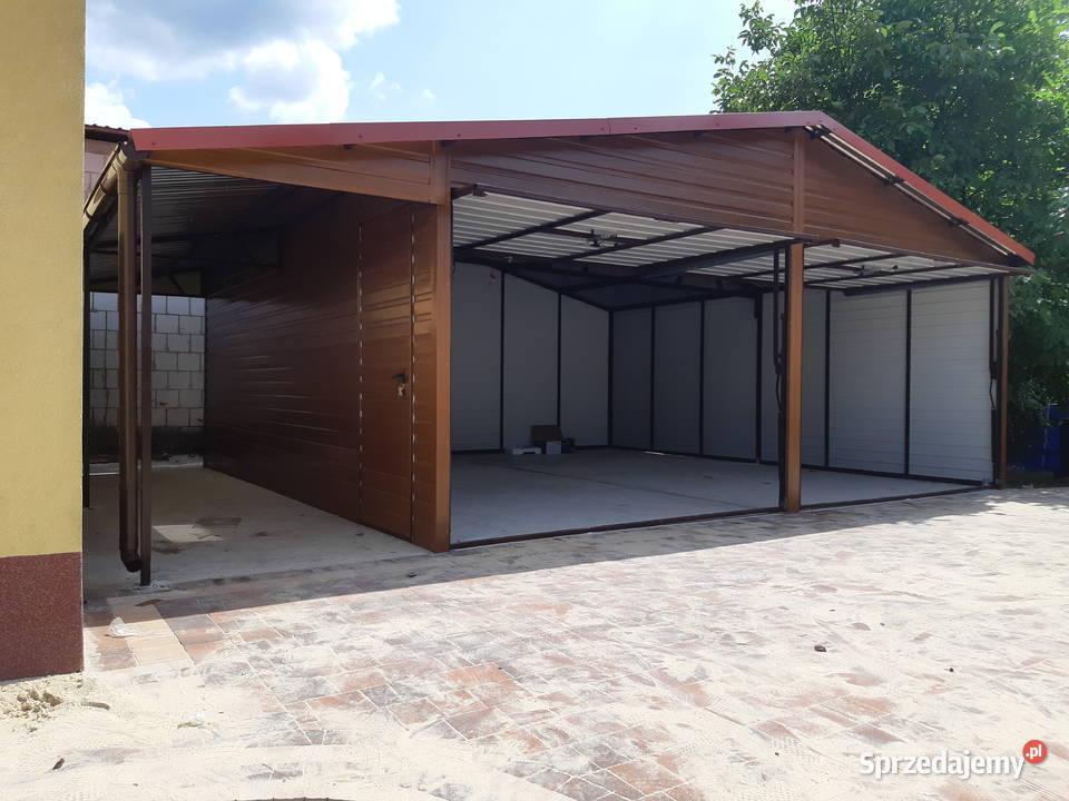 Garaż Blaszany DREWNOPODOBNY 9x6 Garaże Blaszane mazowieckie Radom