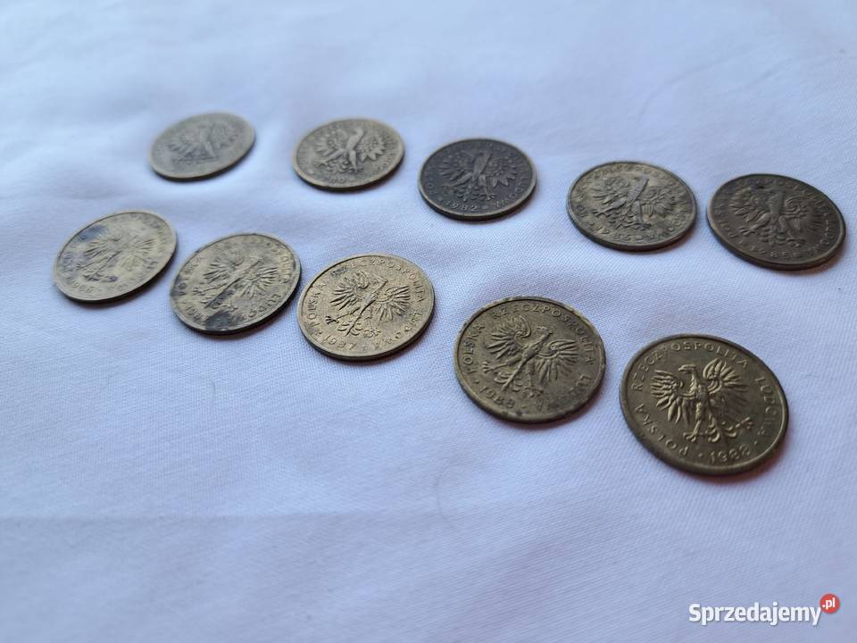 Monety 2 10 sztuk 1979r80r82r85r87r88 Brzesko