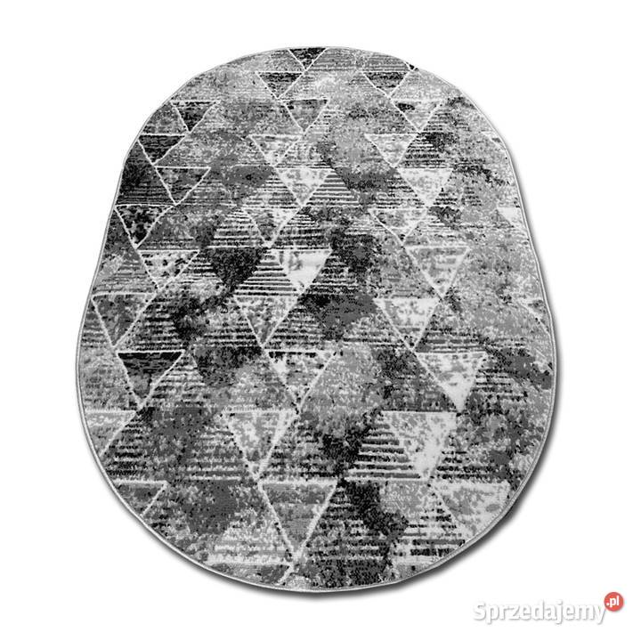 DYWAN OWALNY 160X230 GĘSTY WŁOS LAILA 15750 GREY Białystok