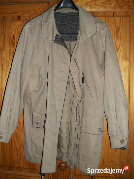 Kurtka beżowa z bawełny ML Łódź