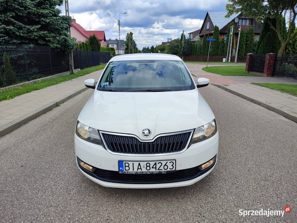 Skoda Rapid 2018 1 4 disel Polski salon bogate podlaskie Hajnówka
