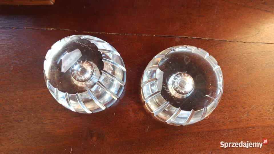 2 świeczniki autorstwa Svena Palmqvista Porcelana i szkło Gdańsk