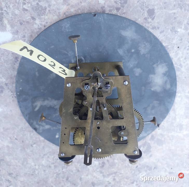 M023 Mechanizm starego zegara HAU chodzik tarcza Tczew