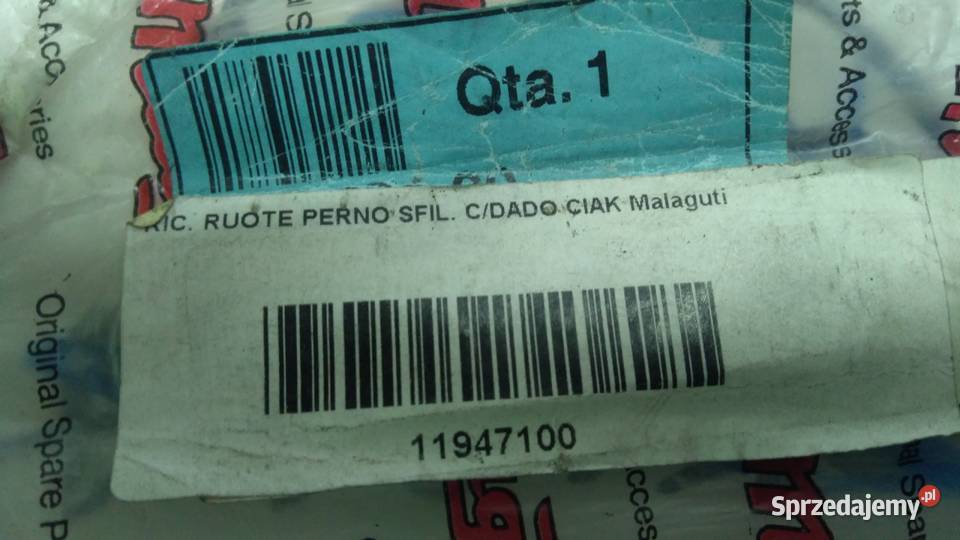 Ośka oś śruba szpilka koła ORGINAŁ Malaguti Dado Bielsk Podlaski