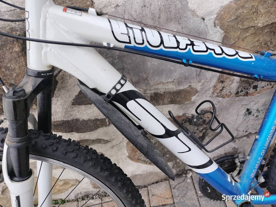 Superduty biało niebieski rower górski koła 26 Urszulin