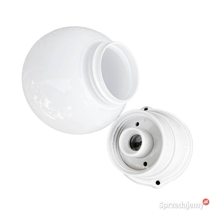 Kinkiet biały industrialny Lindner Niemcy lata