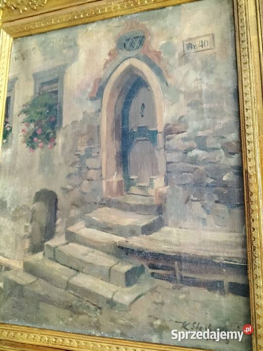 Obraz olejny z 1945r Legnica