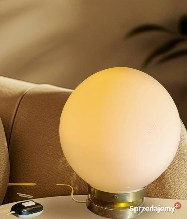 Lampa Atr Deco szkło opalowe vintage Kalisz