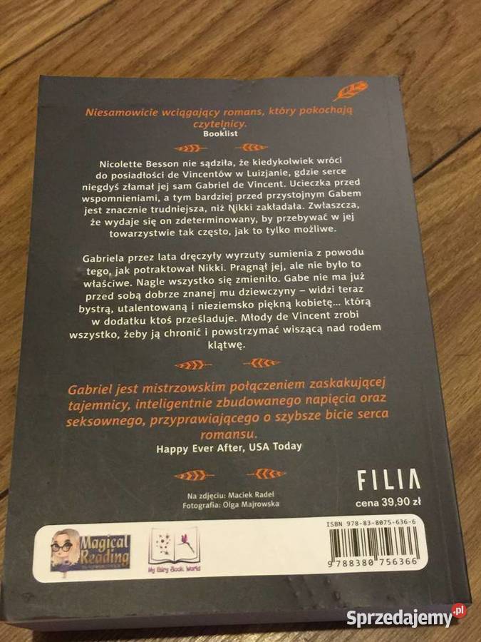 3 książki Lucyfer Gabriel Devlin Jennifer L wielkopolskie Leszno sprzedam