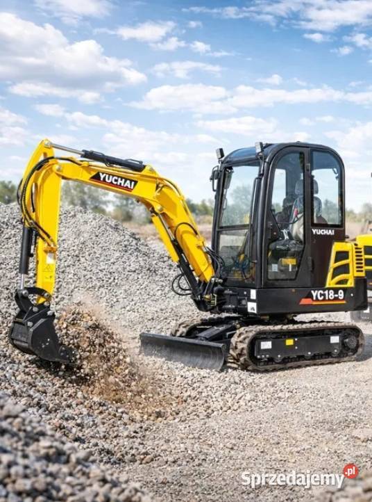 Koparka NEX 1850 YUCHAI YC189 Yanmar 3tnv76 g Królików