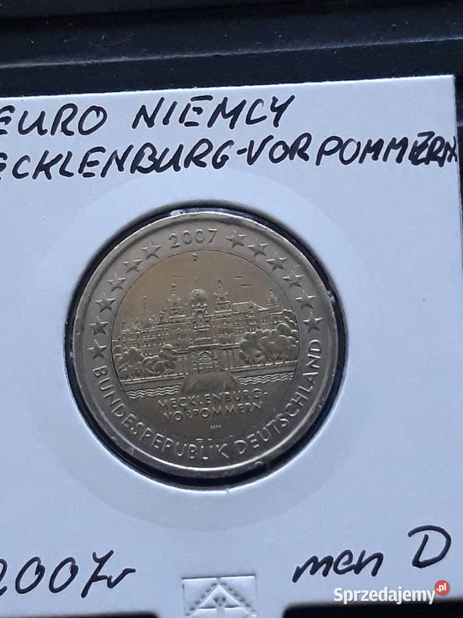 2 Euro Niemcy Meclenburg Vorpommern 2007 rmen D Konin