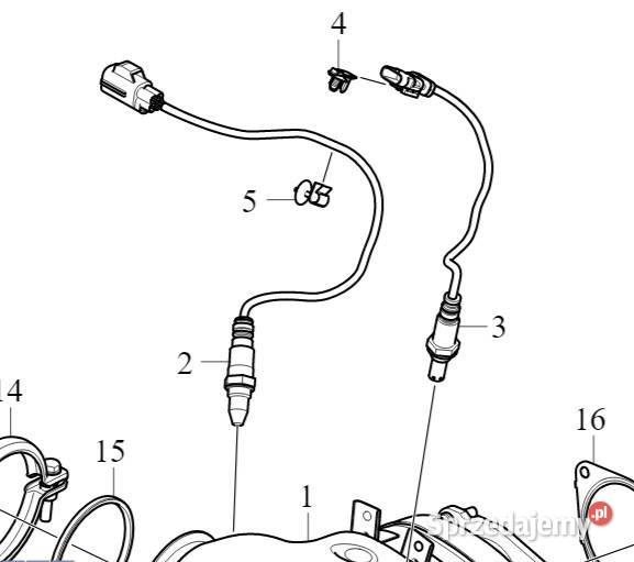 VOLVO S90 V90 XC90 II sonda lambda przod 20T OE Gadgety motoryzacyjne Bielany Wrocławskie