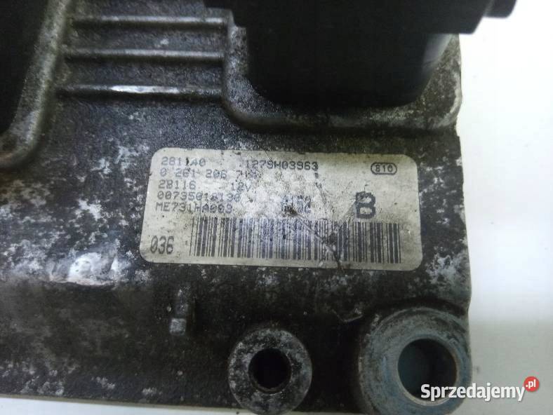 STEROWNIK SILNIKA 1279H03963 Alfa Romeo 147 16 B Układ paliwowy świętokrzyskie