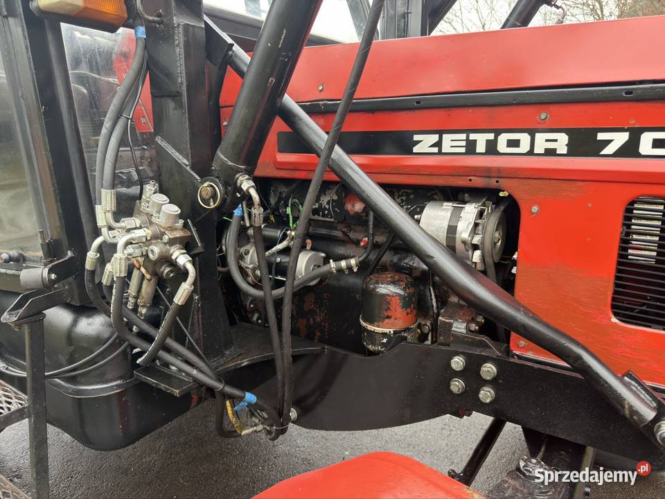 Zetor 7011 z turem czytaj opis Zetor wielkopolskie Kościelec