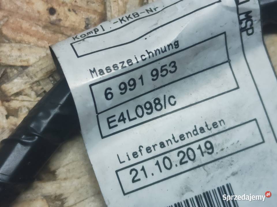 Wiązka Instalacja Zderzaka Przedniego PDC Kamera Pleszew sprzedam