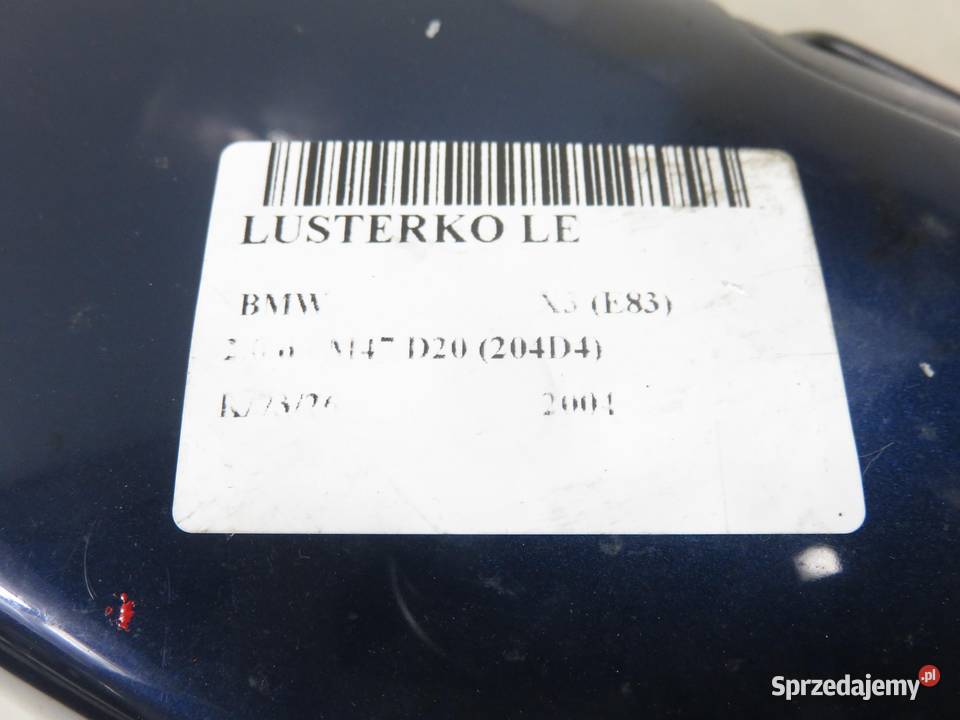 LUSTERKO LEWE BMW X3 E83 A075 Lusterka zewnętrzne
