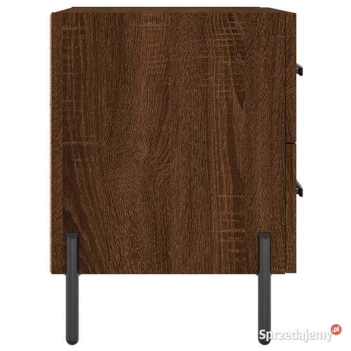 Szafki nocne 2 brązowy dąb 40x35x475 WM827339 mazowieckie Warszawa