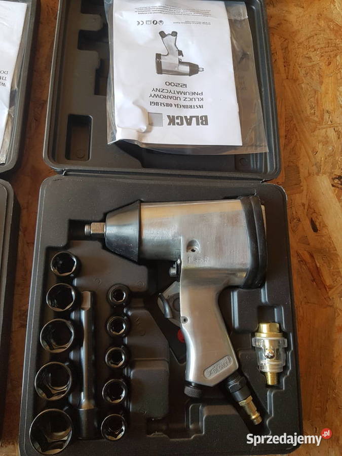 Pneumatyczny klucz udarowy 12 310 nm Black Głogowa