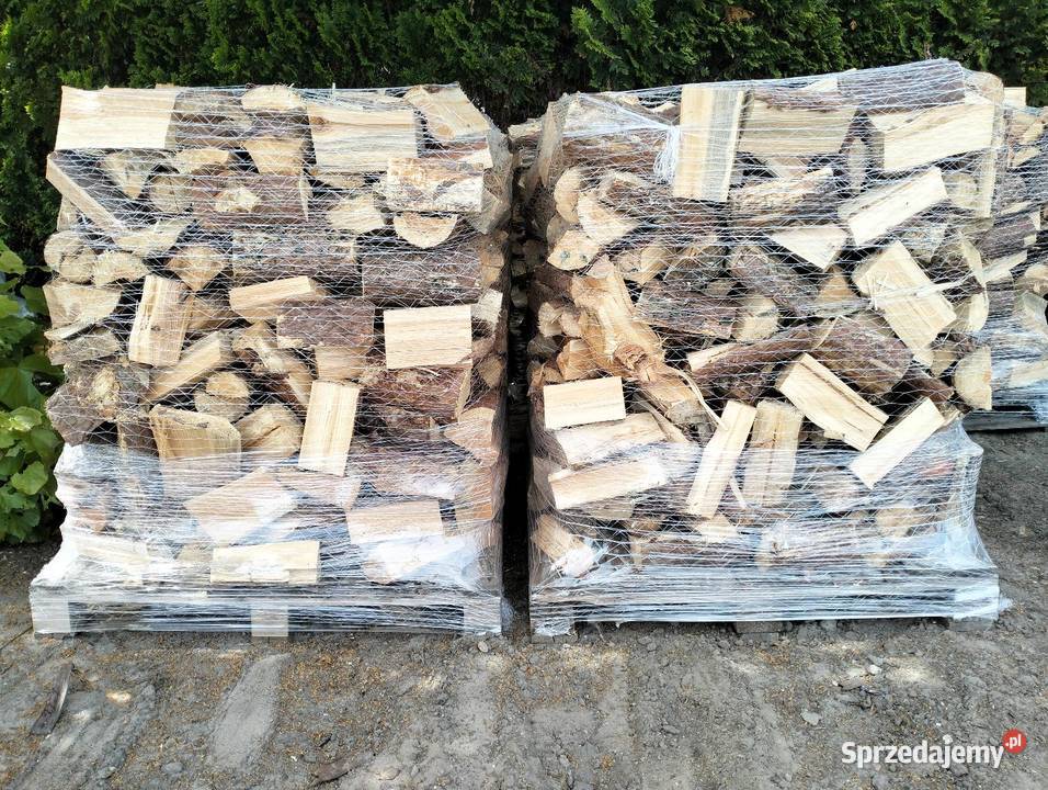 Drewno opałowe na paletach