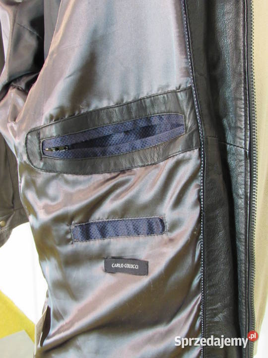KURTKA SKÓRZANA ORYGINALNA CARLO COLUCCI MĘSKA Łask