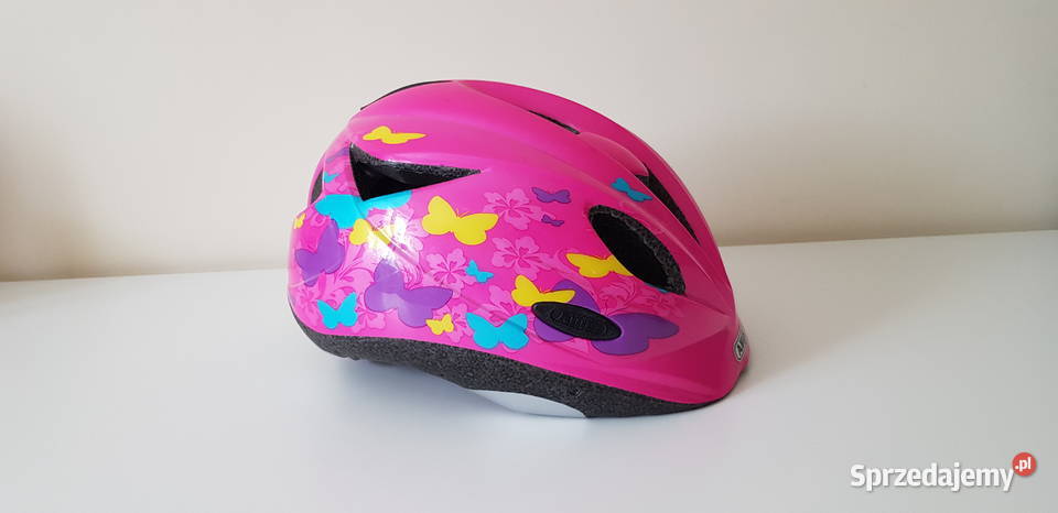 ABUS Kask rowerowy Rookie motylki różowy 5257 M Warszawa sprzedam