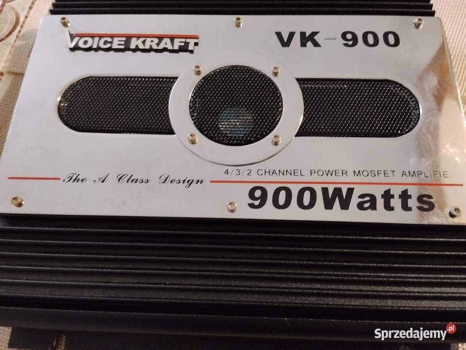 Wzmacniacz samochodowy Vk900 Ilość kanałów 4 Jawor
