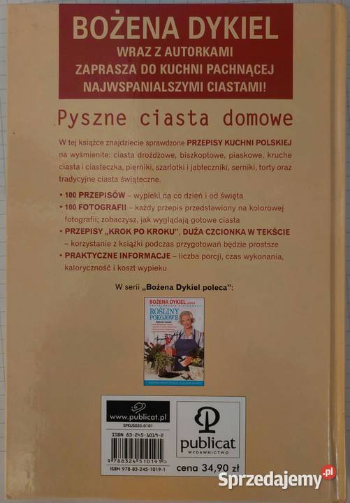 Bożena Dykiel poleca Pyszne ciasta domowe Ewa