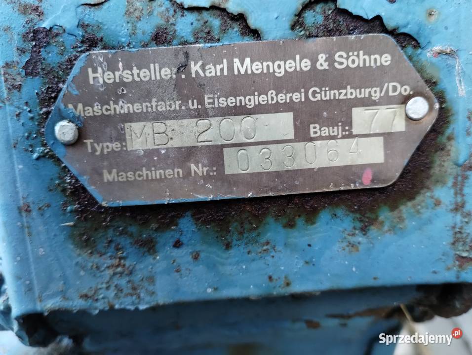 Sieczkarnia jednorzedowa do kukurydzy nieuszkodzony Hersztupowo
