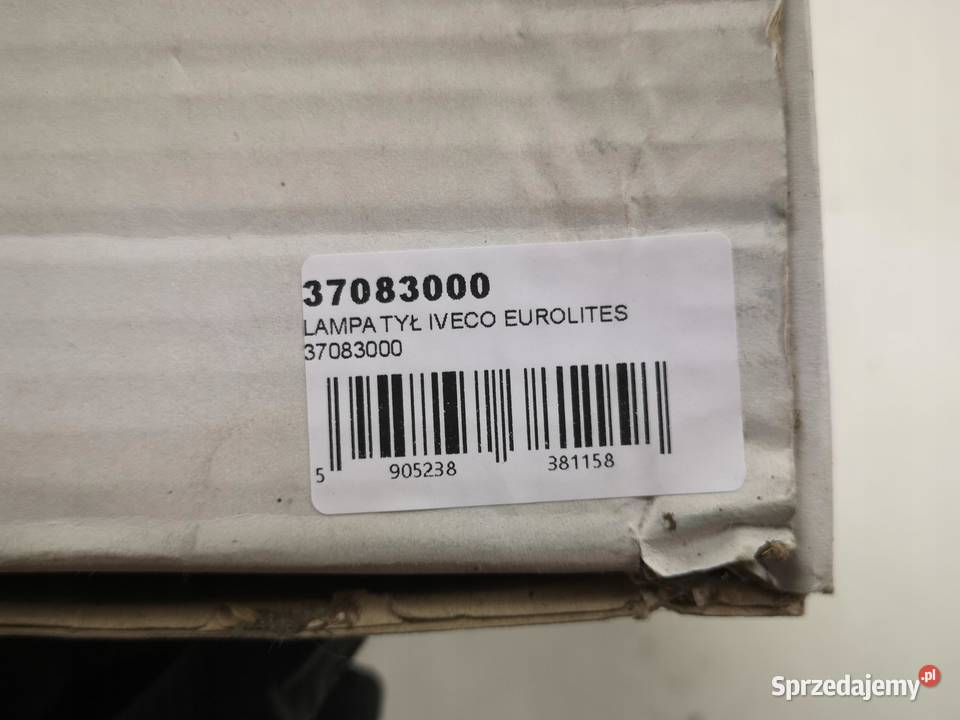 LAMPA PRAWY TYŁ FIAT DUCATO 2002 NOWA EUROLITES Lampy cofania Oświetlenie