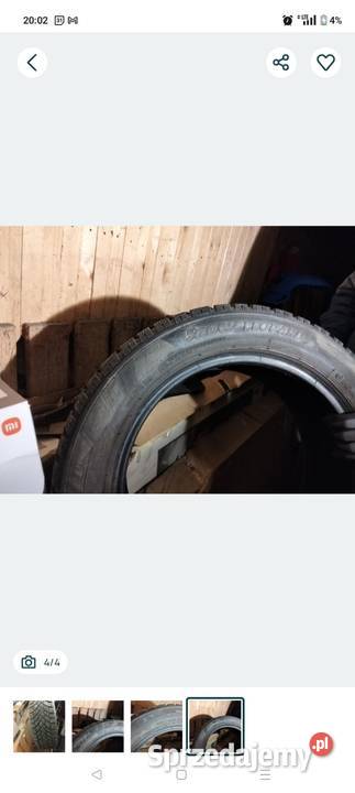 Sprzedam komplet opon w rozmiarze 20555 R1Opony Bielsko-Biała