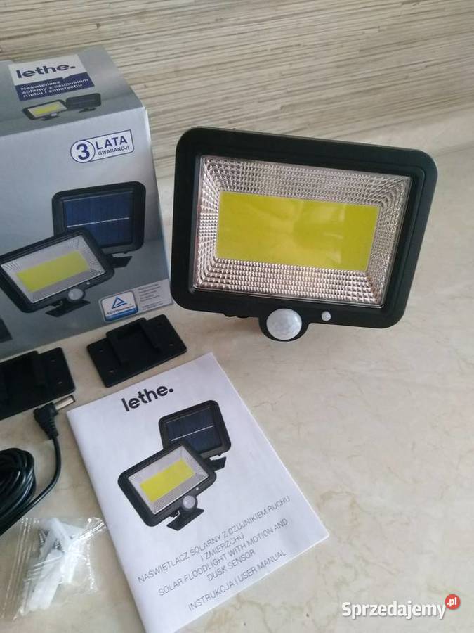 NAJTANIEJ Naświetlacz Solarny z Czujnikiem Ruchu Zabrze
