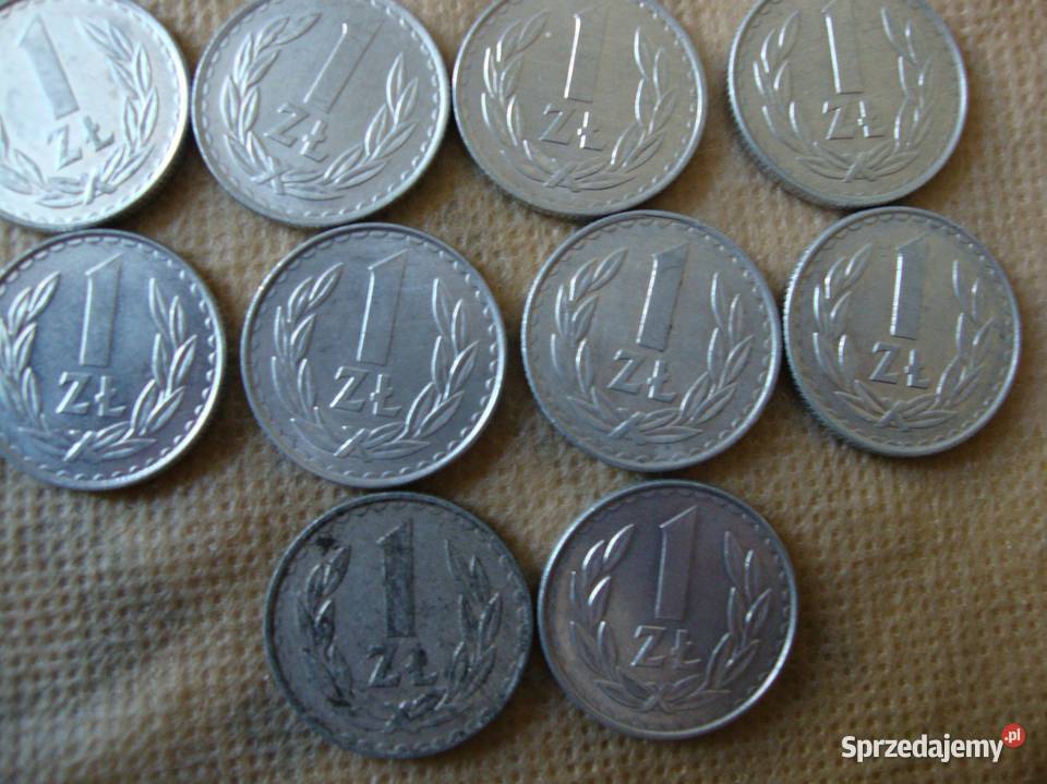 moneta 1 zł; 1986