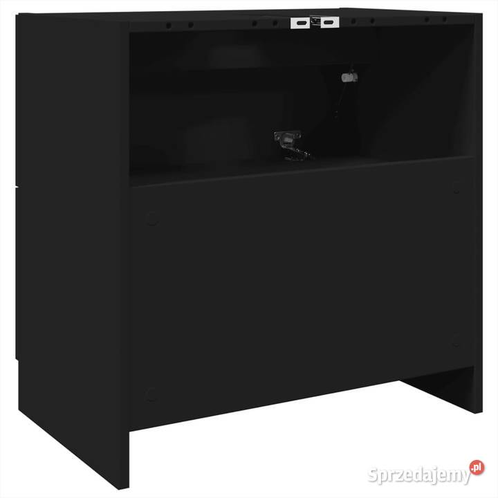 Szafka pod umywalkę czarna 59x37x59 WM848109 Pozostałe