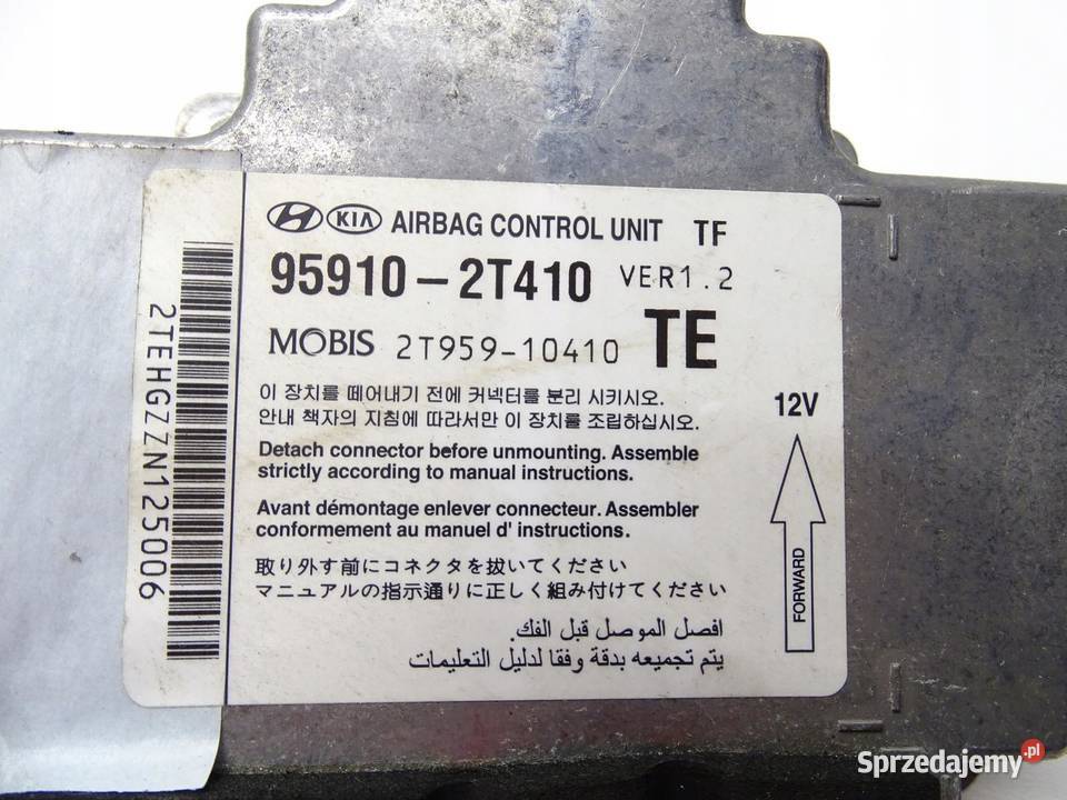 SENSOR MODUŁ PODUSZEK AIRBAG 959102T410 KIA sprzedam
