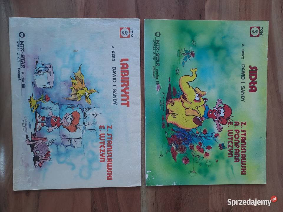 Komiks Dawid i Sandy Sidła Labirynt tom 3 i 5 Pozostałe Warszawa sprzedam