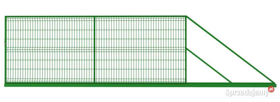 Brama przesuwna 3D POLBRAM kpl 4m OCRAL Miechów