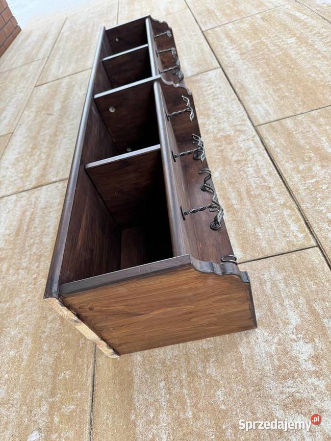 Wieszak na ścianę wiszący drewniany półka Ikea mazowieckie sprzedam