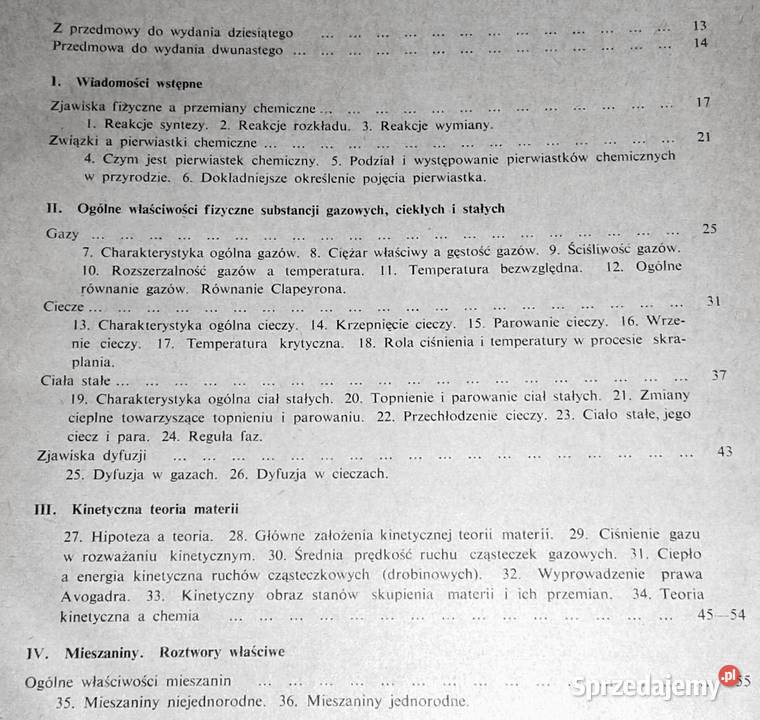Chemia nieorganiczna łącznie z zasadami chemii Rok wydania 1964