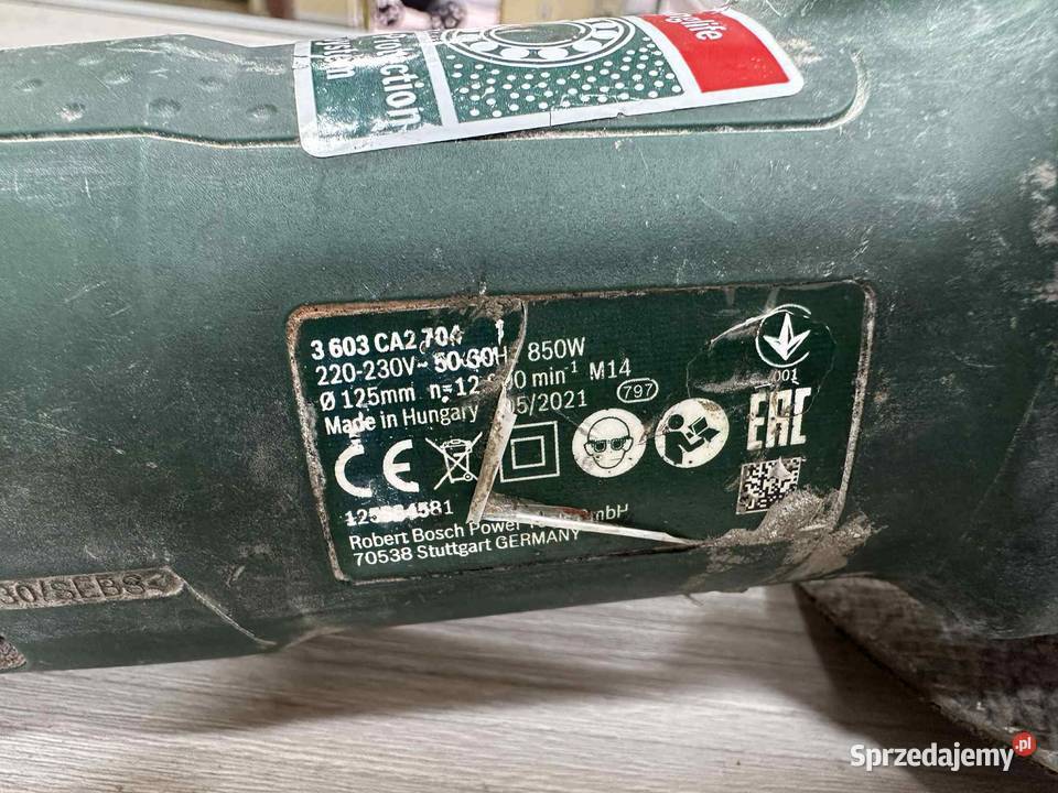 Szlifierka kątowa Bosch PWS 850125 Elbląg sprzedam