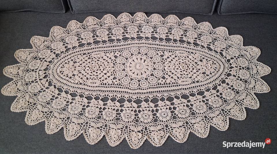Serweta obrus szydełkowana Chorzów