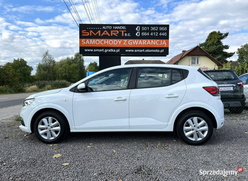 Dacia Sandero 10BenzynaLPG Salon 1rej 2022 Apple Rydułtowy
