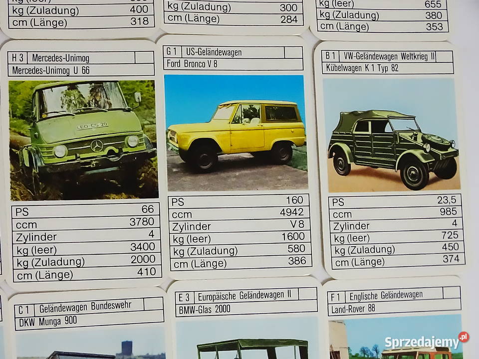 Techniczny kwartet ASS zestaw 32 kart pudełko Biłgoraj sprzedam