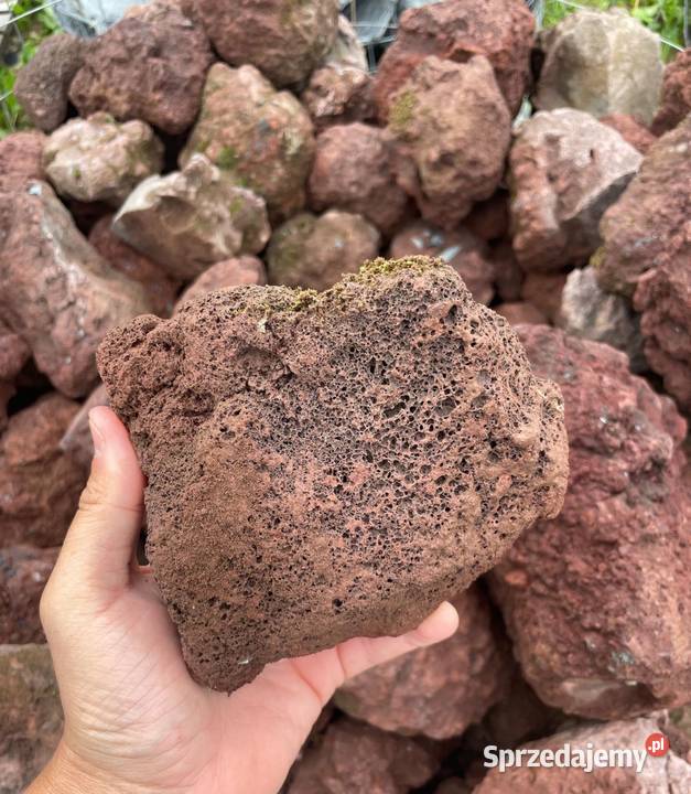 CZARNA LAWA WULKANICZNA Skała do Akwarium Malawi