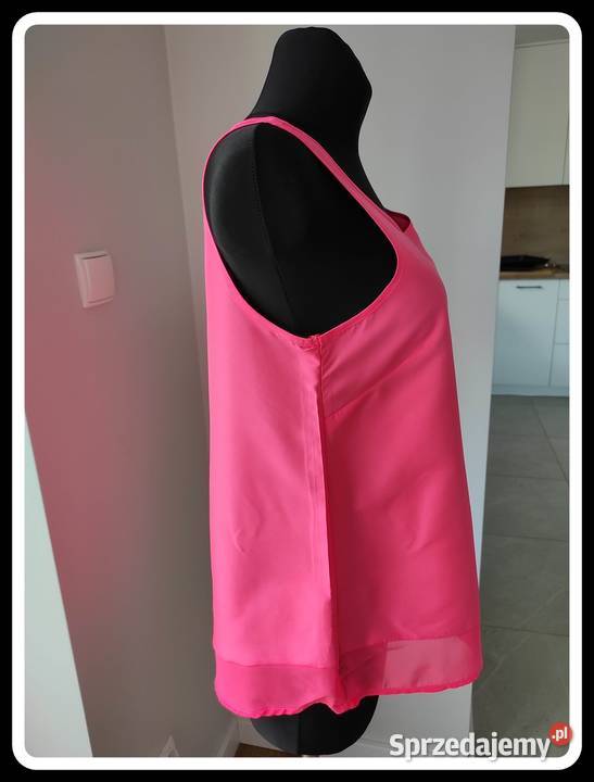 Atmosphere koszulka top różowa neon 40 L 42 XL różowy mazowieckie Płock