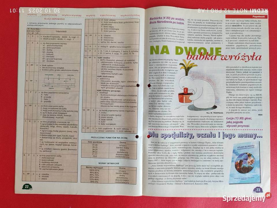 Zielona Liga 2000 4353 miesięcznik przyroda Katowice