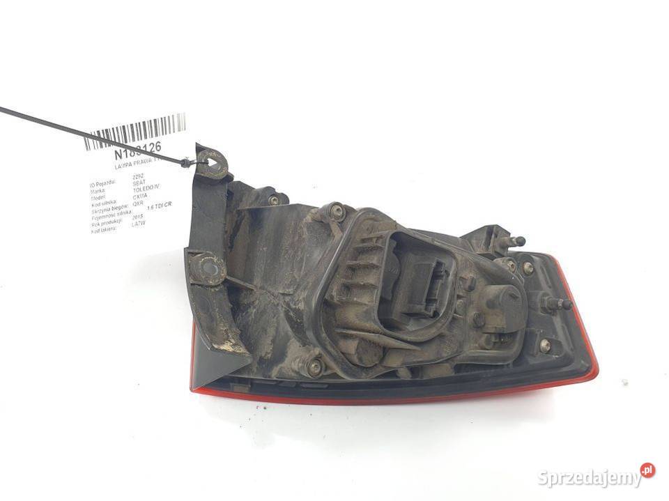 LAMPA PRAWA TYŁ SEAT TOLEDO IV