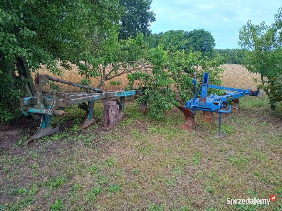 Plug zagonowy Atlas i John Deere 4 skibowy Pługi Sieradz sprzedam