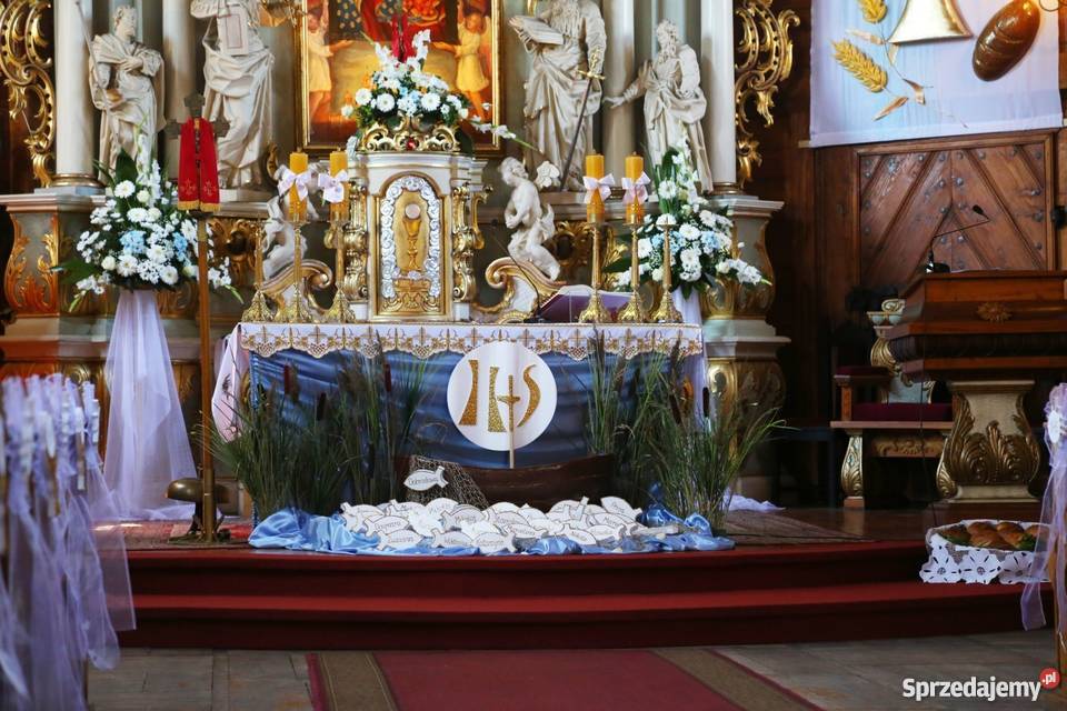 Rybka z imieniem dekoracja Pierwsza Komunia Dobrzyca