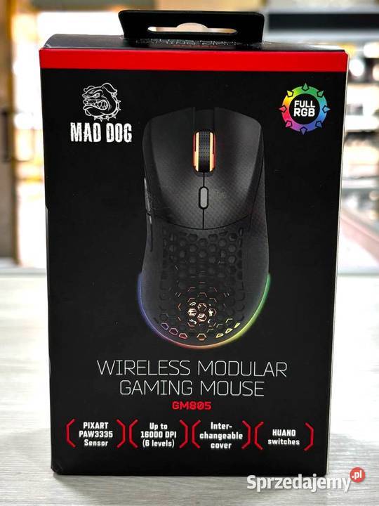 Mysz graczy MAD DOG FULL RGB Klawiatury i myszy warmińsko-mazurskie Elbląg